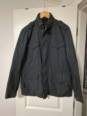 GAP Men's Black Military Field Jacket